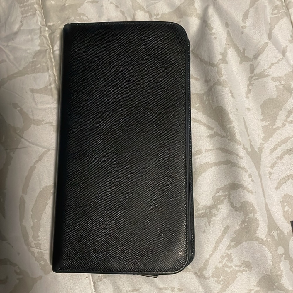 Prada Saffiano Leather Continental Wallet - Picture 6 of 16